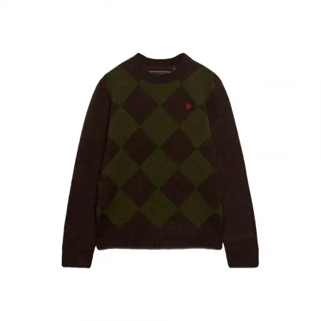 슈퍼드라이 Argyle 스웨터 143646097