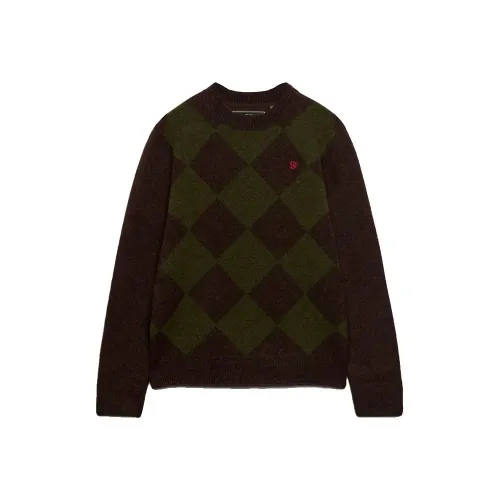 슈퍼드라이 Argyle 스웨터 143646097