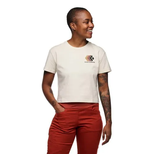 블랙 다이아몬드 Faded Crop 반팔 티셔츠 2140633336