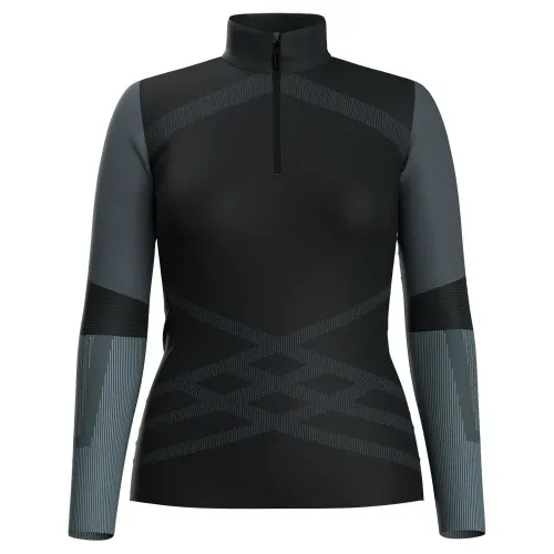 스마트울 Intraknit Thermal 메리노 Colorblock 하프 지퍼 스웨터 2140817139