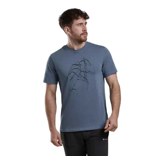 몬테인 Abstract 마운틴 반팔 티셔츠 2140910436