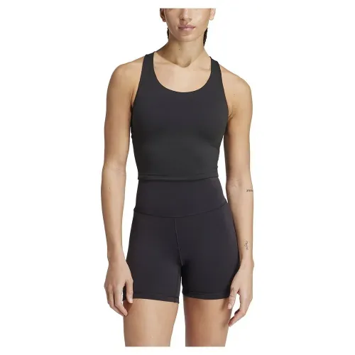 아디다스 All Me Long Line Bra 스포츠 탑 중간 지지력 2141125569