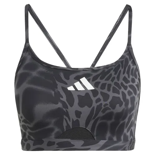 아디다스 Aeroreact 3 Stripes 스포츠 브라 로우 임팩트 2141585141