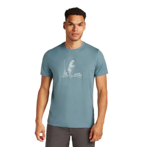 아이스브레이커 메리노 150 Tech Lite Polar Paddle 반팔 티셔츠 2141648208