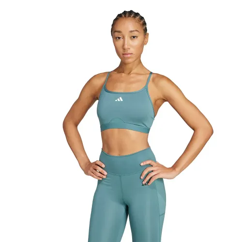 아디다스 Aeroreact Training 3 Stripes 스포츠 브라 로우 임팩트 2142170050