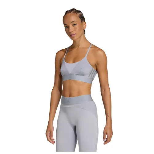 아디다스 Hyperglam Shine Bralette 스포츠 브라 로우 임팩트 2142170415