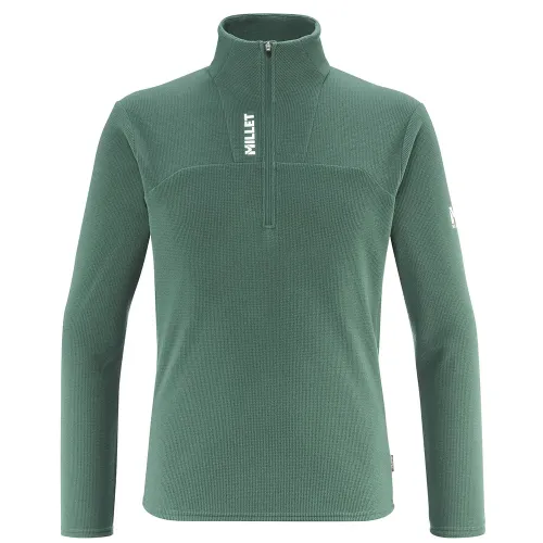 밀레 Ubic Lightgrid 하프 지퍼 플리스 2142283034