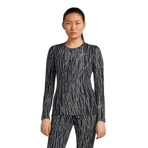 아이스브레이커 메리노 260 Tech Vertex Crewe Delta Lines AOP 긴팔 이너웨어 2142317240