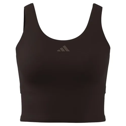 아디다스 3 Stripes Studio All Me 스포츠 탑 중간 지지력 2142665862