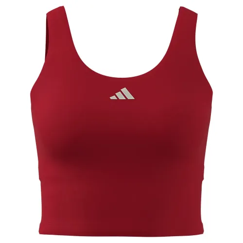 아디다스 3 Stripes Studio All Me 스포츠 탑 중간 지지력 2142665866