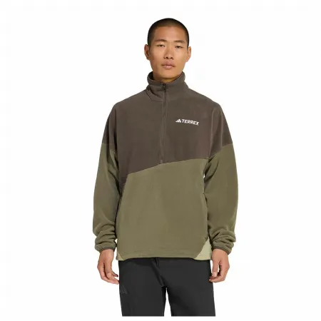 아디다스 테렉스 멀티 클라헤드웜 Anorak 하프 지퍼 플리스 2142682058