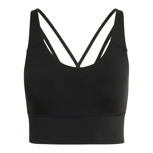 아디다스 3 Stripes Studio All Me 스포츠 브라 로우 임팩트 2142695211