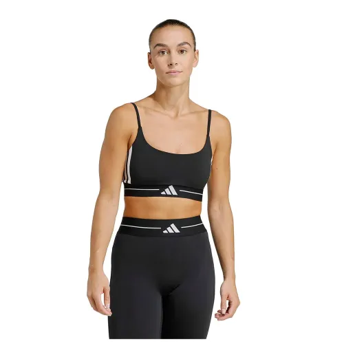 아디다스 Hyperglam 3 Stripes 스포츠 브라 로우 임팩트 2142696096
