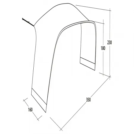 아웃웰 Wakefield L 텐트 커넥터 2142998935