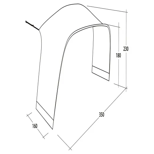 아웃웰 Wakefield L 텐트 커넥터 2142998935