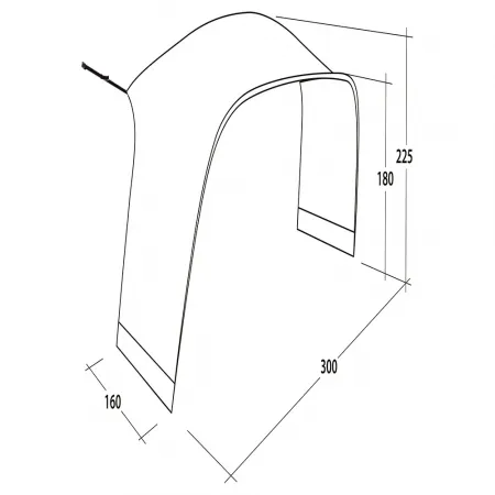 아웃웰 Wakefield M 텐트 커넥터 2142998940