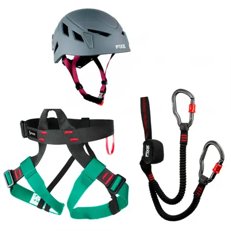 FIXE 클라이밍 GEAR Flamenc + Linus + Paracops 비아 페라타 세트 2143096871