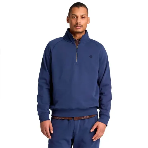팀버랜드 Exeter River Tree Embroidered 로고 1/4 Zip 스웨터 2143338950