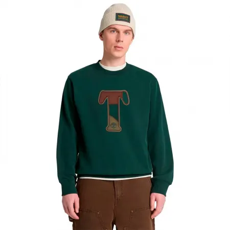 팀버랜드 Patchwork T Applique Bb 크루 스웨터 2143339111