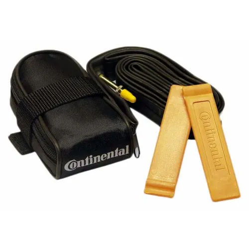 CONTINENTAL Road Tube Presta 60 mm With 2 Tyre Lever 도구 안장 가방 3135913651