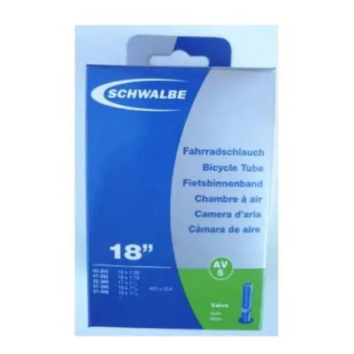 SCHWALBE 450A/18 X 1.75 Schrader 내부 튜브 3136349391