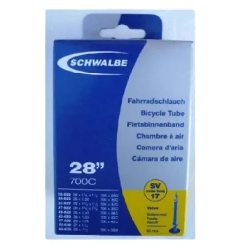 SCHWALBE SC17 Presta 60 mm 내부 튜브 3136349405
