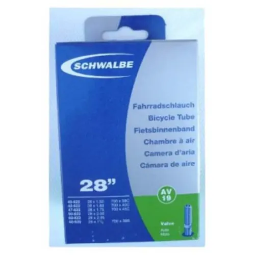 SCHWALBE AV19 Schrader 40 mm 내부 튜브 3136349407