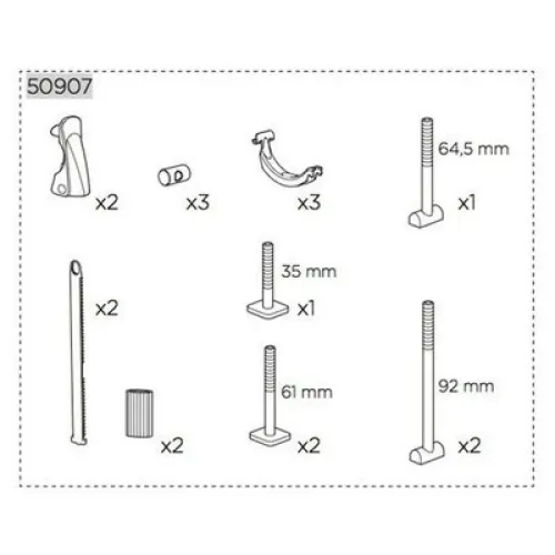 툴레 초기 장착 키트 Pb 591 3136515815