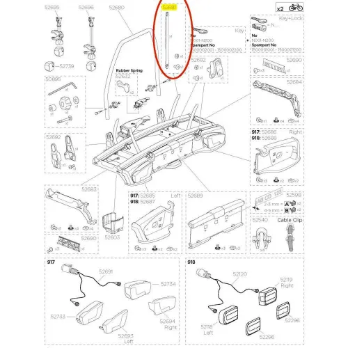 툴레 휠 스트랩 52681 VeloSpace 918 3136934634