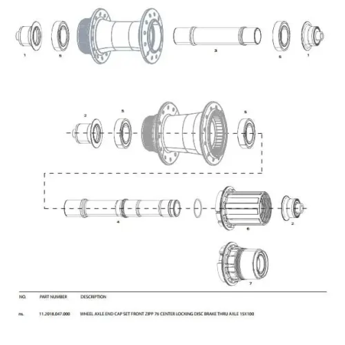 ZIPP 76 프론트 허브 엔드 캡 3137114905