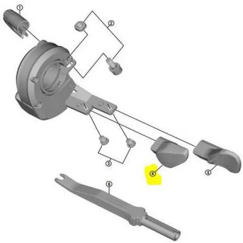 시마노 SW-M8050 Right Small Command 방아쇠 3137149634