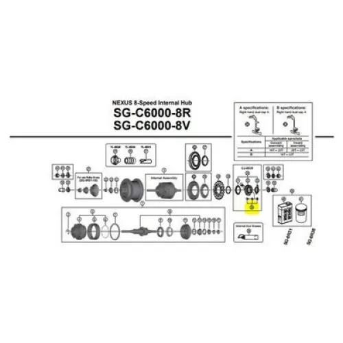 시마노 Nexus 볼트 키트 3137551969