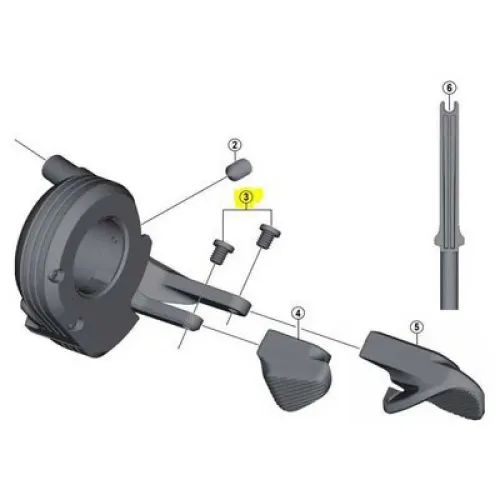 시마노 XT DI2 M9050 Lever Slide Fixing 2 Bolts 나사 3137552242