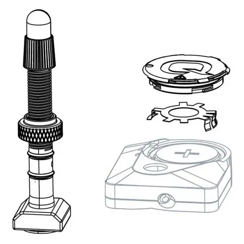 락샥 Spring Solo Air Judy Silver A2 Plus 공기 밸브 키트 3137670452