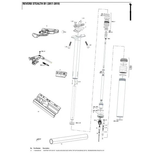 락샥 Reverb/Reverb Stealth A1-B1 서비스 키트 5 단위 3137670536