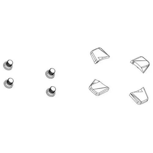 스램 Chainring Bolt Kit 4-Arm E-Bike Bosch/Fazua 세트 3137670620