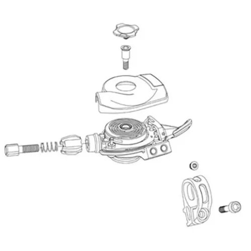 스램 X01 Eagle Right Red Shift Lever Trigger Cover Kit 커버 캡 3137670634