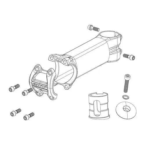 스램 Stem Top Cap/Aluminium Bolt SL Sprint 상단 커버 3137671066