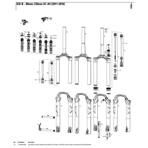 락샥 SID RCT3 서비스 키트 3137782055