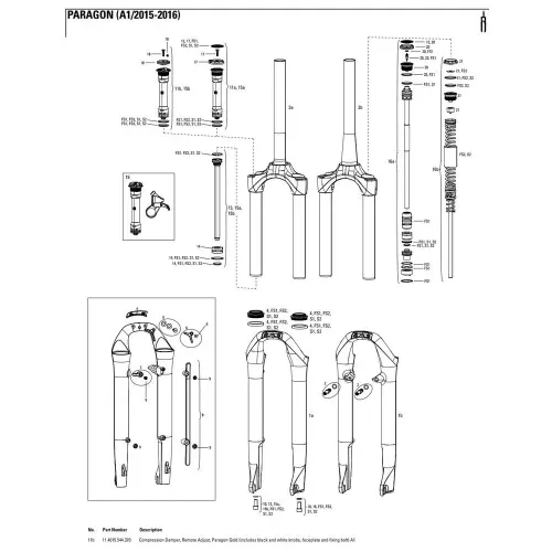 락샥 Paragon Gold 원격 잠금 키트 3137782062