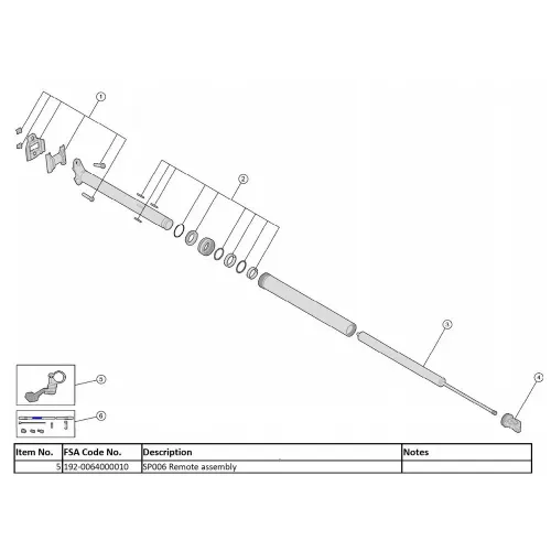 FSA Flowtron Remote Control 자전거 레버 3137809815