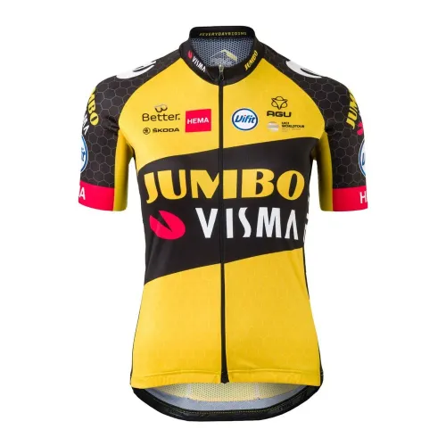 AGU Team Jumbo-Visma 2021 Replica 반팔 져지 3137935509
