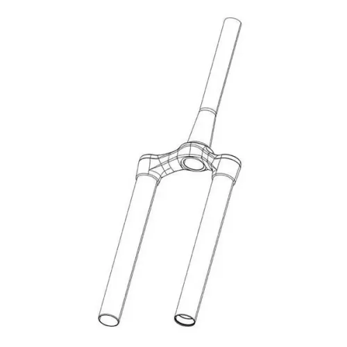 락샥 CSU DebonAir 27B/29B 59 OD 44 Offset 크라운/스티어러/업튜브 어셈블리 포크 3138277951