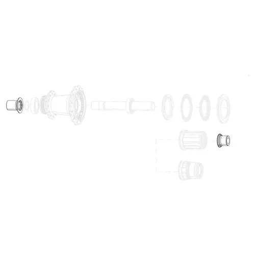 스램 Zipp Cognition V2 XDR/11s 리어 허브 엔드 캡 3138283244