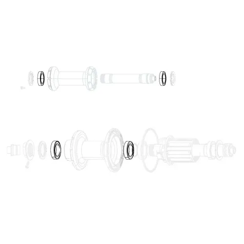 ZIPP 세라믹 88/188 키트 2 허브 베어링 3138335732