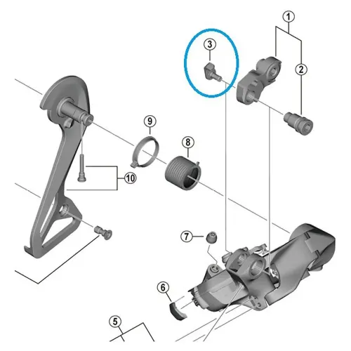 시마노 RD-R9250 105/Ultegra/Dura Ace Di2 12s 케이블 가이드 3138779579