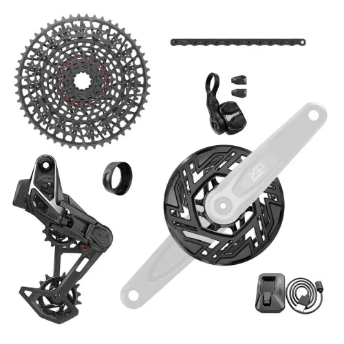 스램 X0 T-Type Eagle E-MTB 104BCD Transmission AXS 자전거 부품 그룹 3139580531