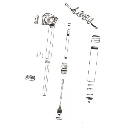 스램 Reverb XPLR AXS 27.2 2022+ 용 원통형 스페이서 키트 12 단위 3139754136