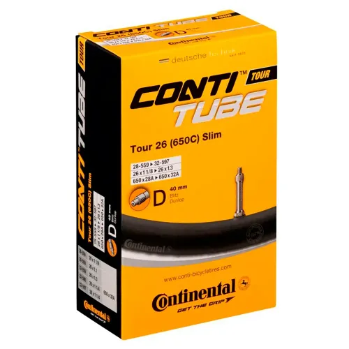 CONTINENTAL Tour Slim Dunlop 40 mm 내부 튜브 3140220297