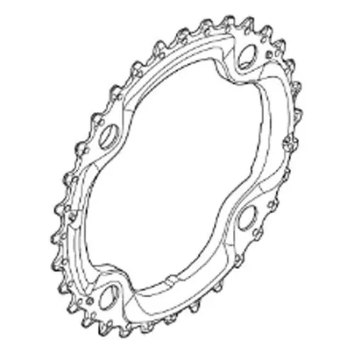 시마노 Deore FC-M610/FC-T6010/FC-T611/FC-T521 104 BCD 체인링 3140819153